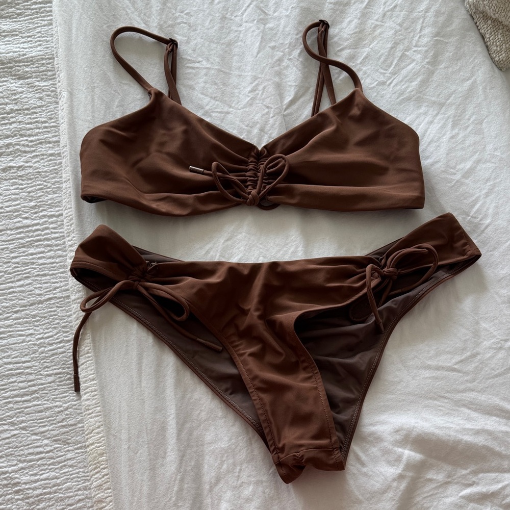 Brown Bikini Set